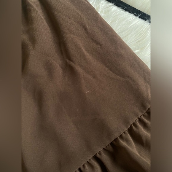 Aritzia Wilfred Tempest Mini Dress in Caramelized Walnut - Picture 8 of 11